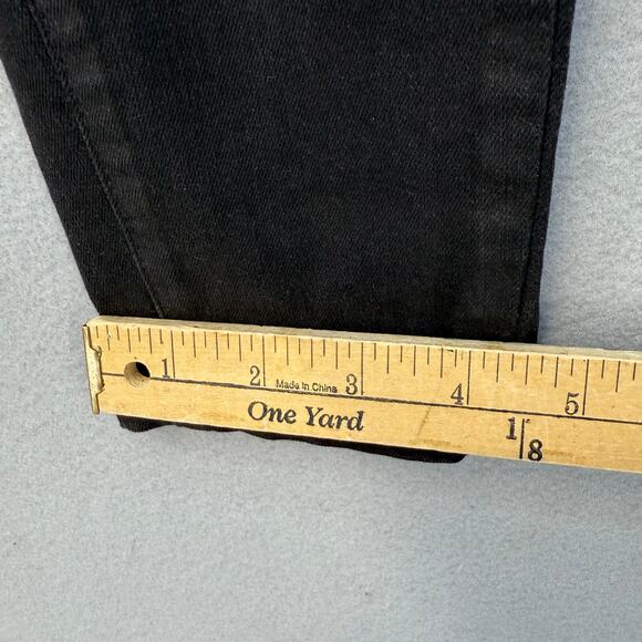 Paige Jeans Women's 25 (2) Black Verdugo Ultra Skinny Skater Girl Goth Preppy - Picture 14 of 14